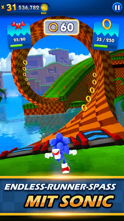 Sonic Dash SEGA - Run Spiele screenshot 1