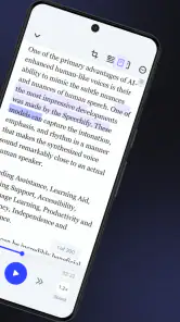 Speechify: KI-Vorlese-App screenshot