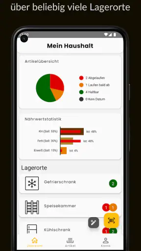 Speisekammer: Vorrat verwalten screenshot 1