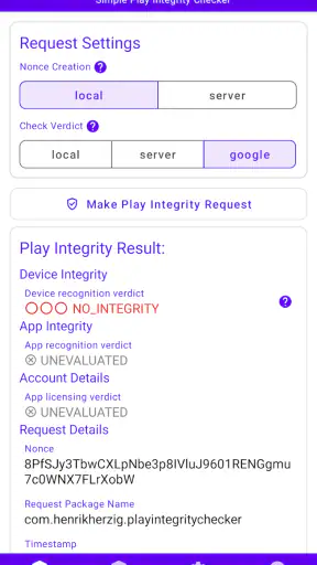 SPIC - Play Integrity Checker screenshot 1