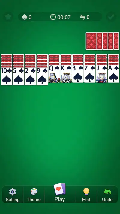 Spinnen Solitär screenshot 1