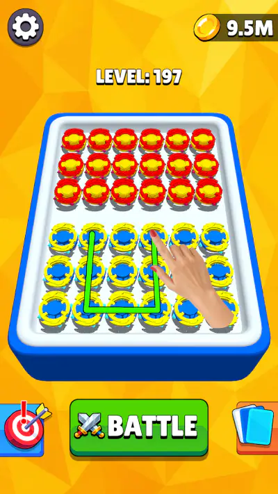 Spinner Merge Fight Spiel screenshot 1