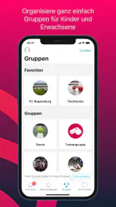 Spond; Mannschaftsorganisation screenshot