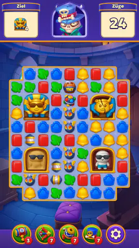 Spooky Suites: Match-3-Puzzle screenshot 1