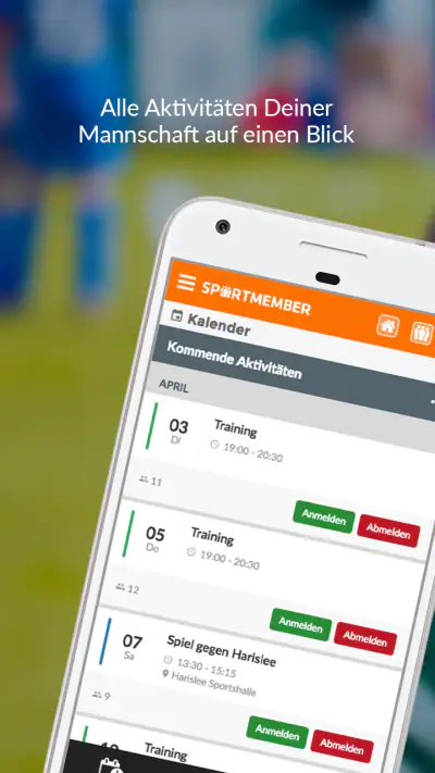 Sportmember – Die Vereinsapp! screenshot 1