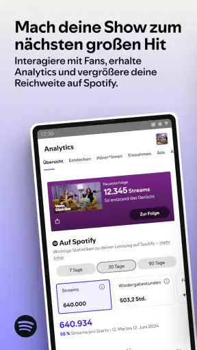 Spotify for Creators screenshot 1