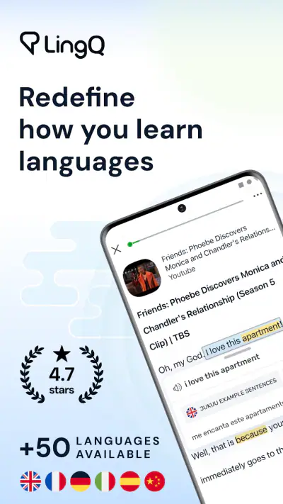 Sprachen lernen | LingQ screenshot 1