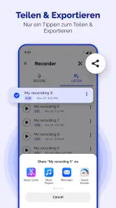Sprachrekorder - Sprachmemos screenshot
