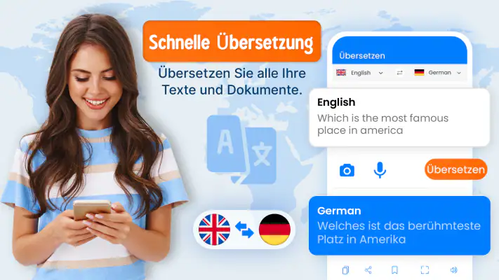 Sprachübersetzungs-App screenshot 1