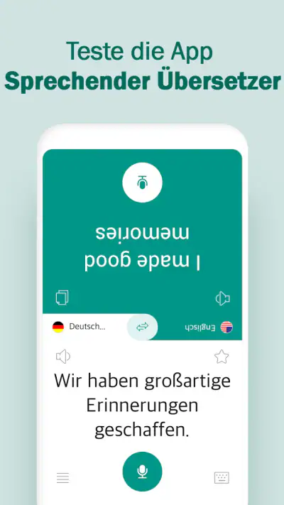 Sprechender Übersetzer screenshot 1