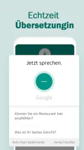 Sprechender Übersetzer screenshot