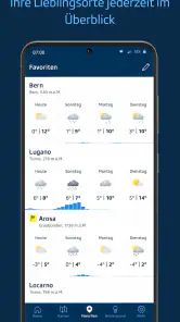 SRF Meteo - Wetter Schweiz screenshot