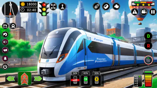 Stadt Zug sim- Zug Spiele 3d screenshot 3
