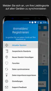 Standort speichern GPS screenshot