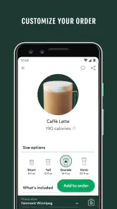 Starbucks screenshot