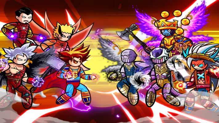 Stick Warrior SuperHero Dragon screenshot 1