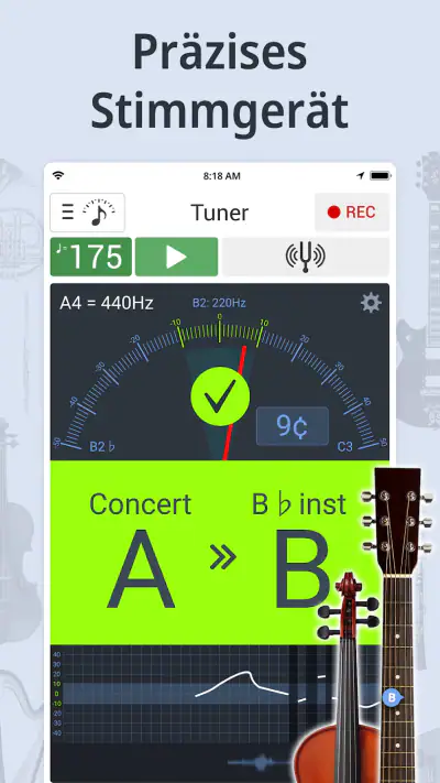 Stimmgerät & Metronom screenshot 1