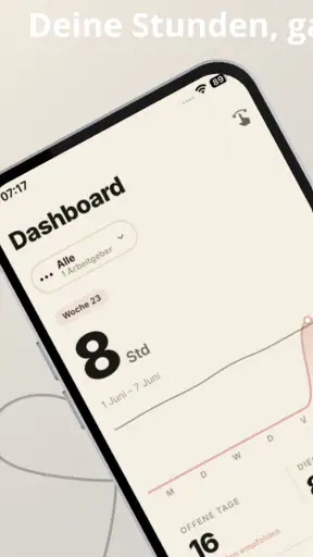 StundenApp screenshot 1