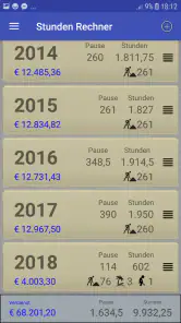 Stundenrechner Pro screenshot