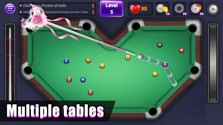 Super Billiards Real 8 Ball screenshot 1
