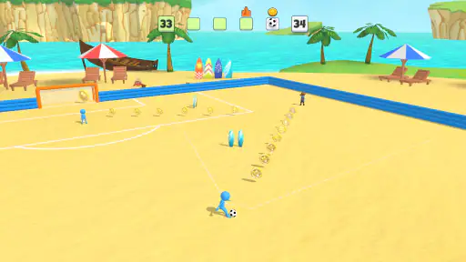 Super Goal -Strichmann Fußball screenshot