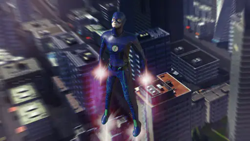 Superheld fliegt Flash-Helden screenshot
