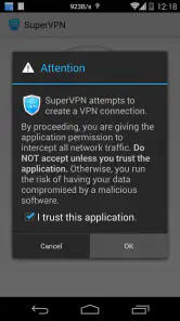 SuperVPN Fast VPN Client screenshot