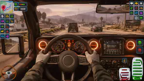 SUV Jeep fahren 4x4 Simulation screenshot 1