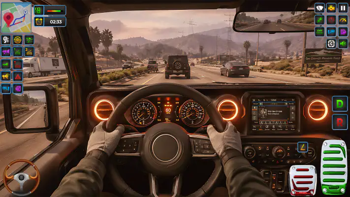 SUV Jeep fahren 4x4 Simulation screenshot 1