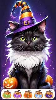 Süße Halloween-Farbe screenshot 2