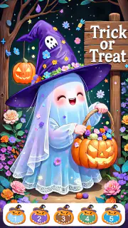 Süße Halloween-Farbe screenshot 3