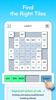 Syllatiles - Word Puzzle Game screenshot 2