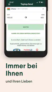 Taptap Send: Geld überweisen screenshot
