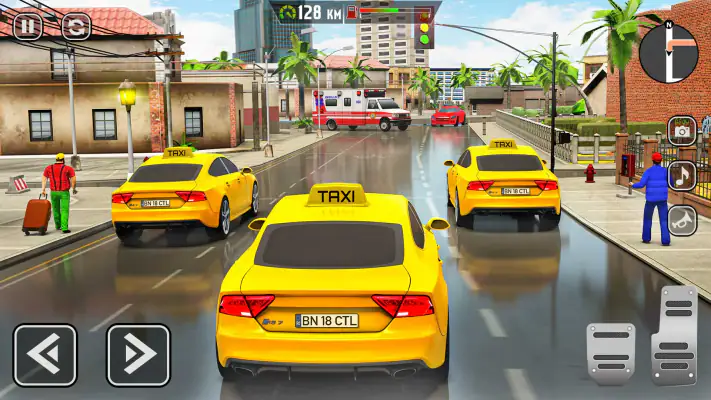 Taxi Spiele: Auto Spiele screenshot 1