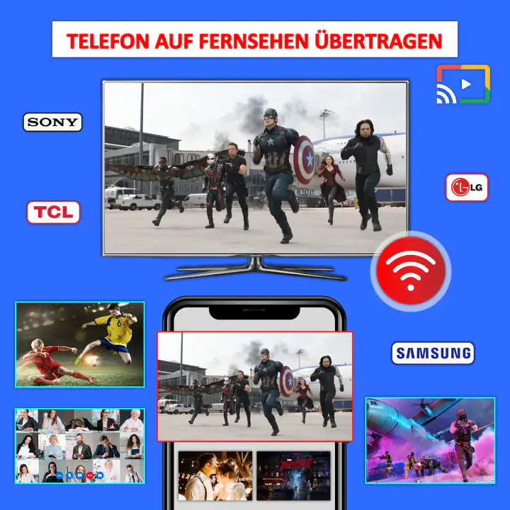 Telefon Fernseher übertragen screenshot 1