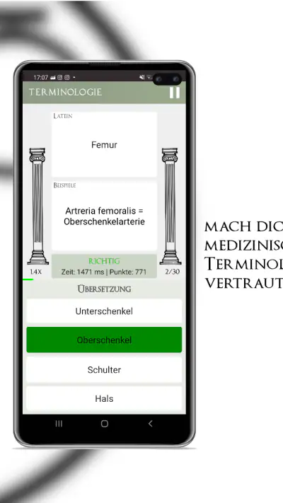 Terminologie - Med. Begriffe screenshot 1