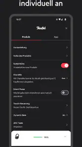 Teufel Headphones screenshot