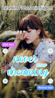 Text auf Bild Schreiben screenshot 1