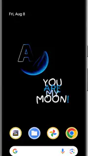 Text on Live Wallpaper screenshot 4
