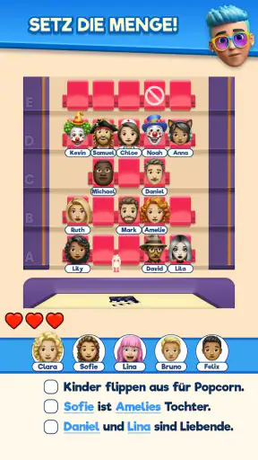 That's My Seat - Logic Puzzle screenshot 1