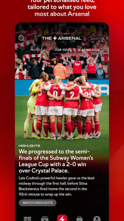The Arsenal: Official App screenshot 1
