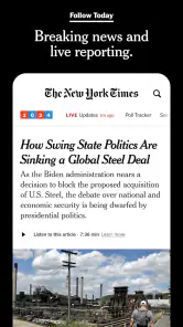 The New York Times: Live News screenshot