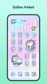 Themes: App Symbole, Widget screenshot