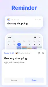 TickTick-Aufgabenlisten screenshot