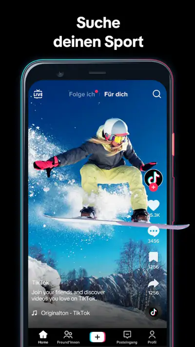 TikTok: Videos, Lives & Musik screenshot 1