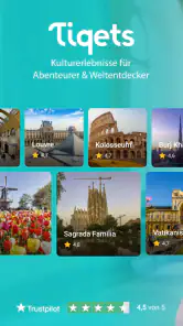 Tiqets - Museen & Attraktionen screenshot