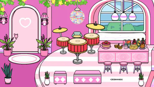 Tizi Stadt: Rosa Zuhause screenshot