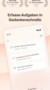 Todoist: To do list, Kalender screenshot