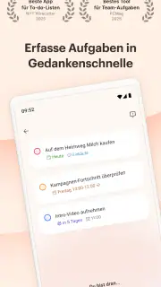 Todoist: To do list, Kalender screenshot 1