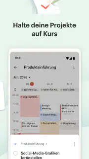 Todoist: To do list, Kalender screenshot 3